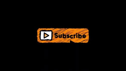 Animated Sketch Subscribe Button Lower Third