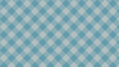 Seamless Looping Blue Plaid Pattern Background