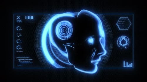 Tela de dados digital Head