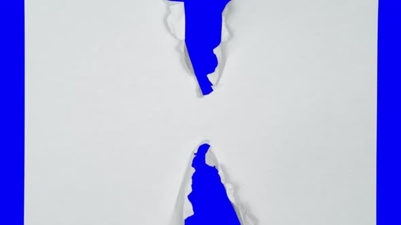 Paper Folding Stop Motion, 4k Paper Animation on a Green Screen ...