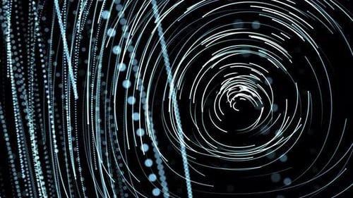 Abstract Digital Data Flowing Lines Background