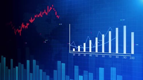 Stock Market Exchange Loss Trading Graph Analysis Investment Indicator Business Graph