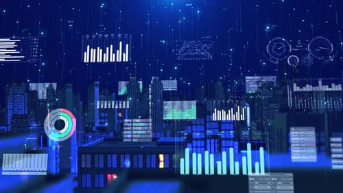 Digitale Smart City und Information