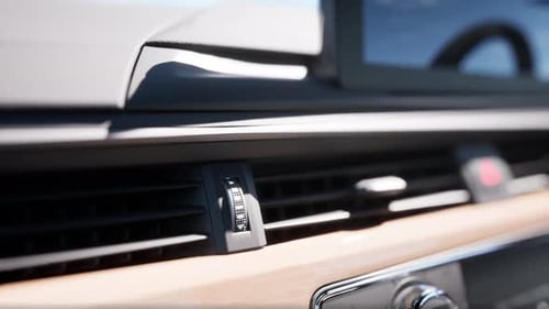 Modern Car Dashboard Focus Shift Animation