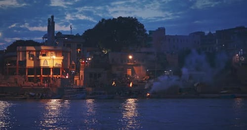 Varanasi India Funeral Rites Of