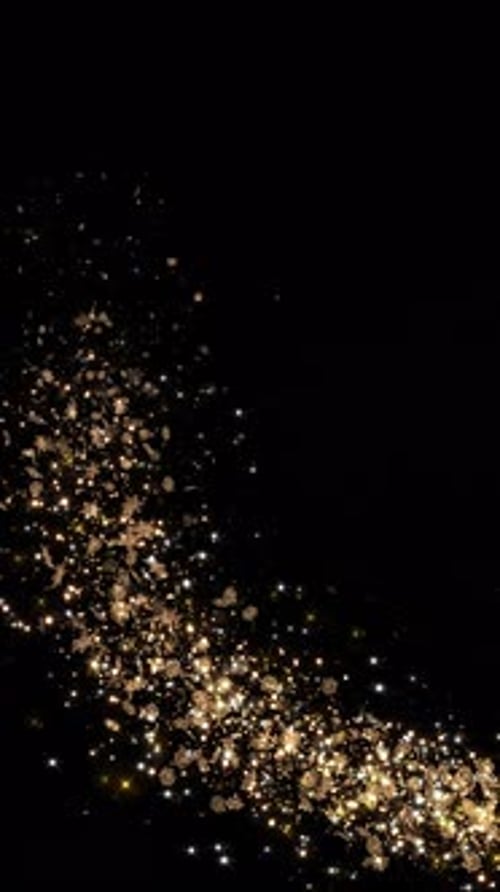 Luxury Glitter Light Glittering Particles Trail Circle Particles Festival Christmas Diwali Ramadan