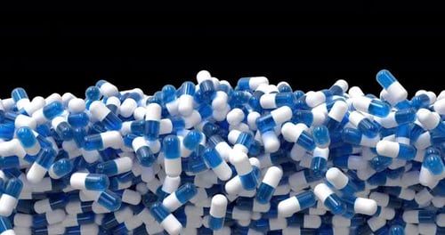 Capsule Transition on Alpha – Seamless Loop