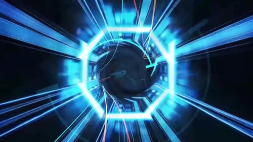 Abstract background with ascending colorful