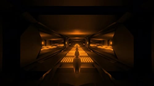 Cyberpunk-Lichtpartikel-Animation