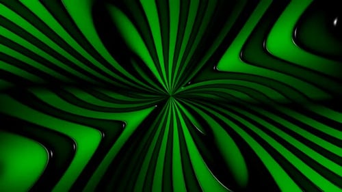 Background with Green and Black Waves of Plasma, Exclusive, Unique Design, 3D Render, Reflection