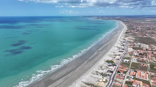 Atalaia Beach At Luis Correia In Piaui Brazil.