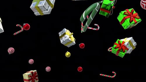 Weihnachtsdekorationen Blast 4k