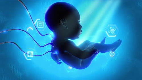 Tech Synthetic Baby VJ Loop