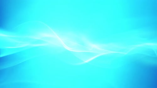 Abstract Blue Fluid Wavy Lines Loopable Background