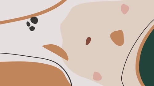 Trendy Warm Abstract Animated Loop Background