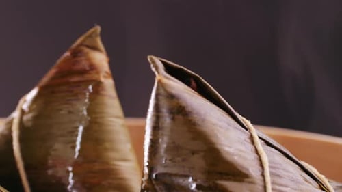 Savory Zongzi, Traditional Sticky Rice Dumplings