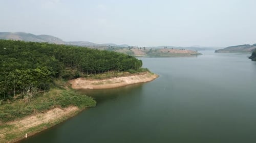 From the Air you Can See the Magnitude of the River the Mountains and the Nature of Vietnam