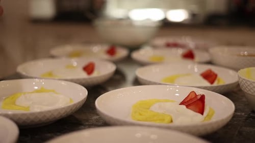Chef Plating Dessert Plates