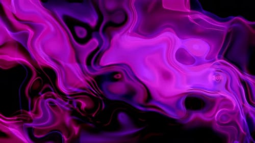 Dynamic Abstract Fluid Glowing Magenta Motion Background