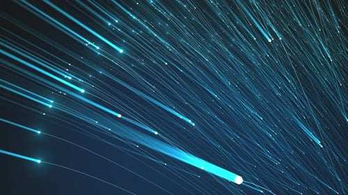 cables de fibra óptica transferencia de datos a alta velocidad. inteligencia artificial cerebro aprendizaje profundo AI resumen