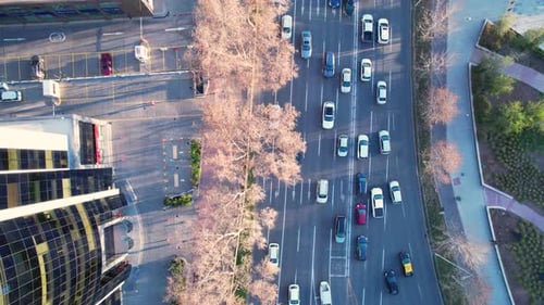 Santiago, Chile. Paisagem urbana do distrito central da capital do Chile.