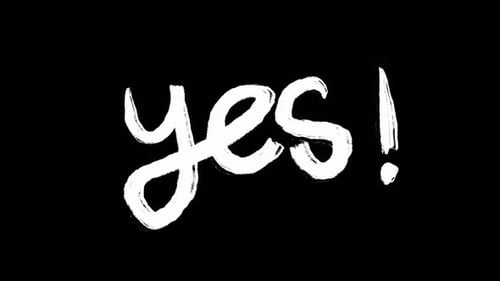 Hand-Drawn Yes Text Reveal Brush Stroke Animation