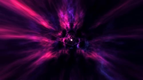 Abstract Cosmic Hyperspace Tunnel Background Loop