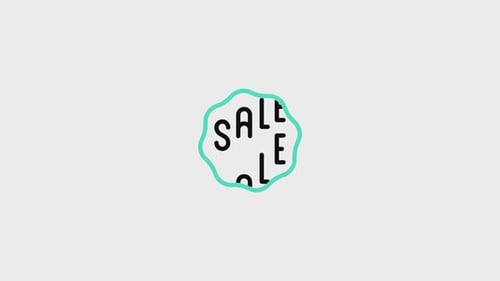 Animiertes Symbol für Sales 5