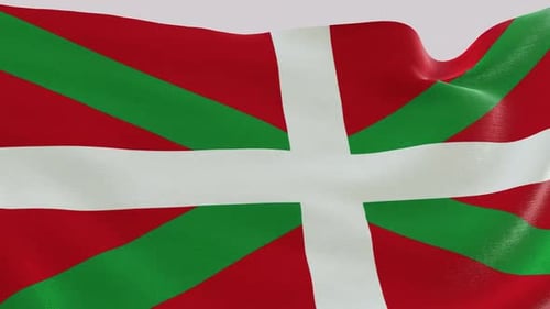 Realistic Waving Flag Visual Loop Background