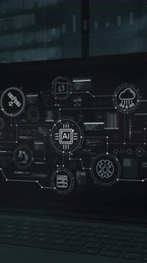 Design of Neural Network Charts on an Office Laptop Screen