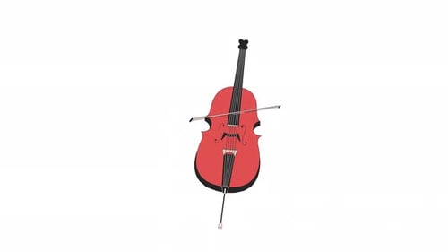 2D-Objektanimation für Cello-Saiteninstrumente