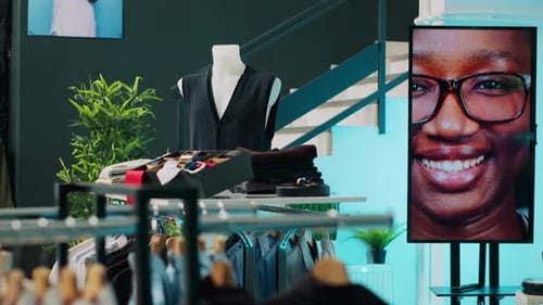Shopping Center Having Elegant Shirts and Suits on Display