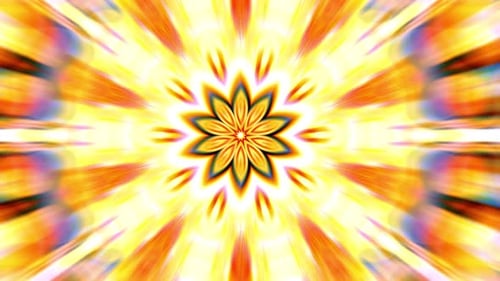 Weicher, unscharfer Chroma-Zoom-Kaleidoskop-Hintergrund