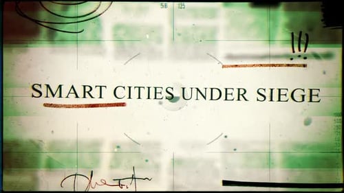 Grungy Surveillance Text Reveal Title Animation