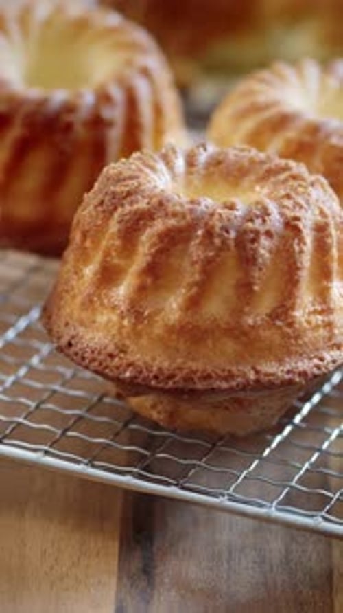 Vertical View Of Making Cakes
