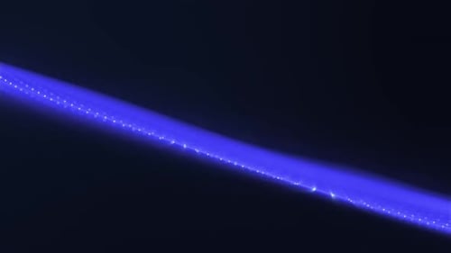 Abstract Glowing Blue Connections with Dots – Seamless Loop Background