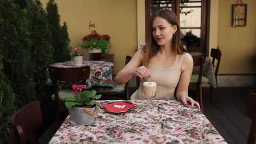 Drinking Coffee Woman Relaxing Relaxation Coffee