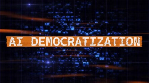 Futuristic Digital Data Stream Text Title Reveal