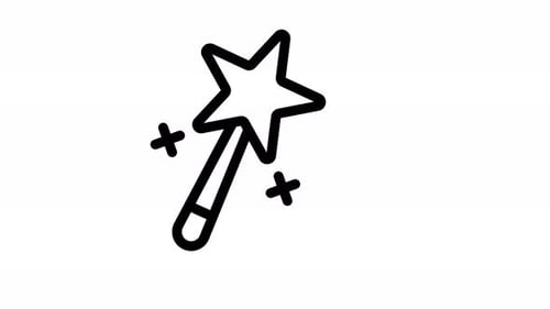 Animation mit Zauberstablinien