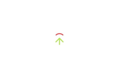 Minimalist Upward Arrow Growth Line Animation