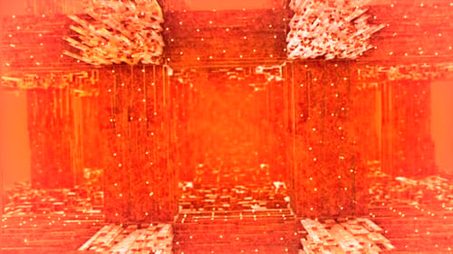 Moving 3d Space with Square Walls
