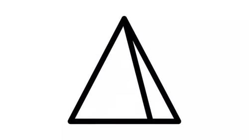 Animated Minimalist Tent Camping Icon