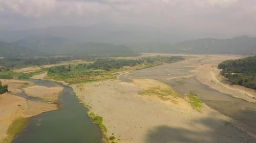 River in a Mountain Valley