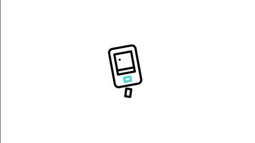 Glucose Meter Animated Icon