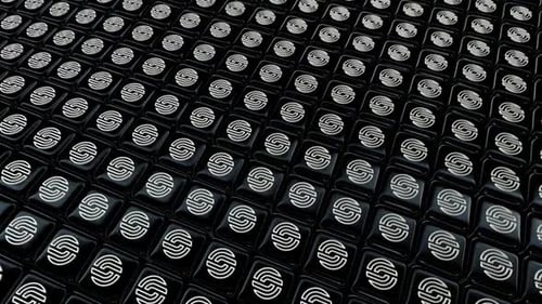 Abstract Geometric Pattern Grid Background Animation Loop