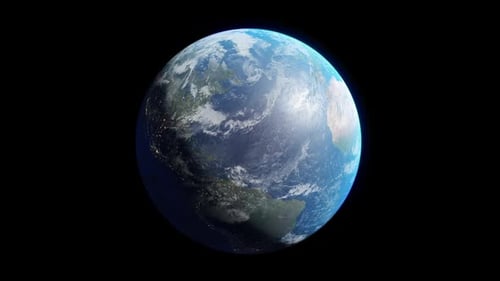 Rotating Earth Globe