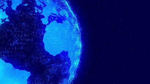 Abstract Digital Globe 2