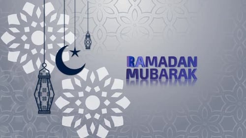 Ramadan Mubarak Islamic Background Loop