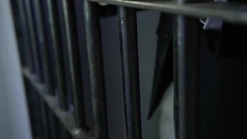 Criminalité en col blanc : penchez-vous sur un homme d'affaires détenu dans une cellule de prison HD