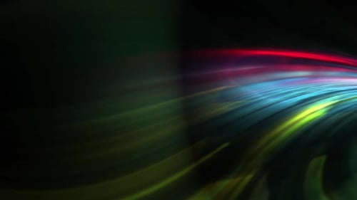 Colorful Abstract Flowing Light Trails Motion Background